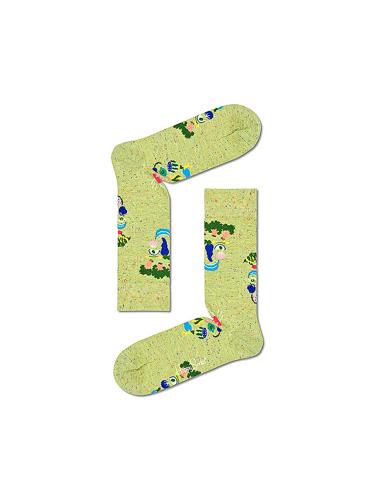 HAPPY SOCKS Damen Socken HEALTHY GLOW 36-40 bunt bunt